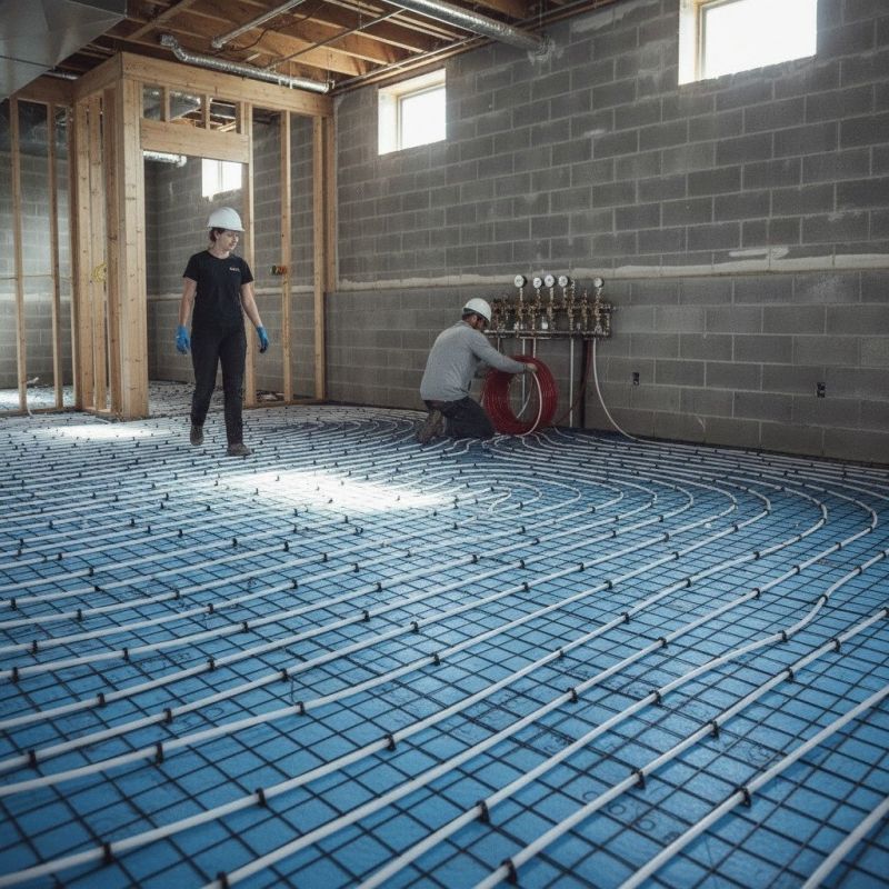 Floor Heating Installation